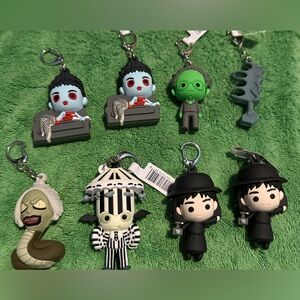 Beetlejuice Mystery Keychains - Set of 8